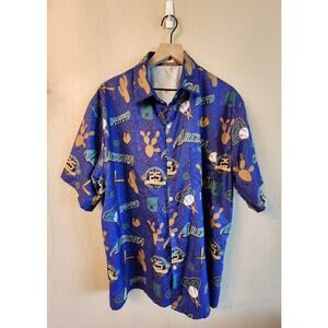Arizona Diamondbacks 25th Anniversary Button up Mens SZ XL
